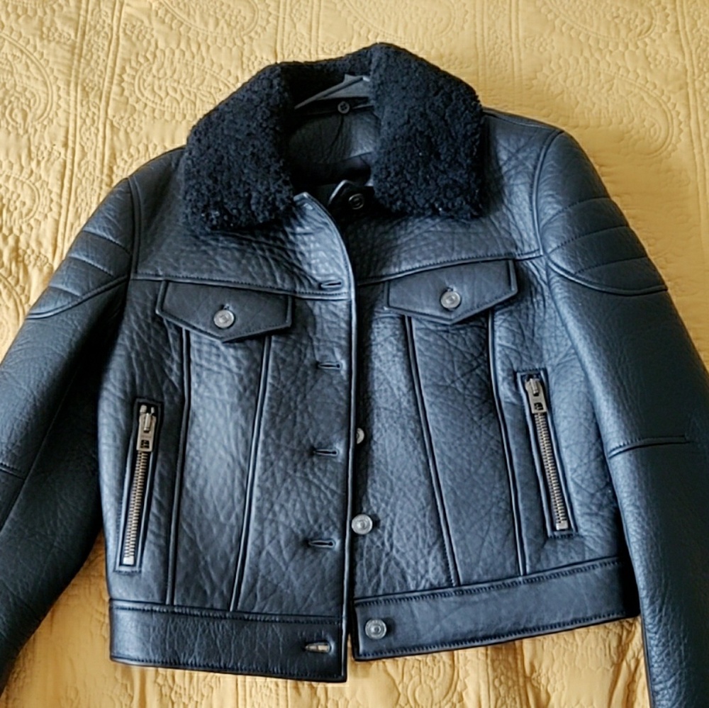 New Coach Leather Jacket
